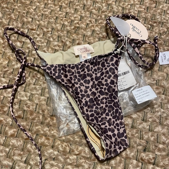 CAMILA COELHO ❤️🔥 NWT SIDE TIE BOTTOMS - Picture 7 of 11